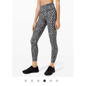 Lululemon Womens 2 Fast Free Tight II 25" Non-Reflective‎ Nulux
